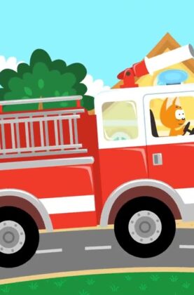 pozhar-kotjonok-kote-pesenki-multiki-pro-mashinki-dlya-detej-malyshej-attachment